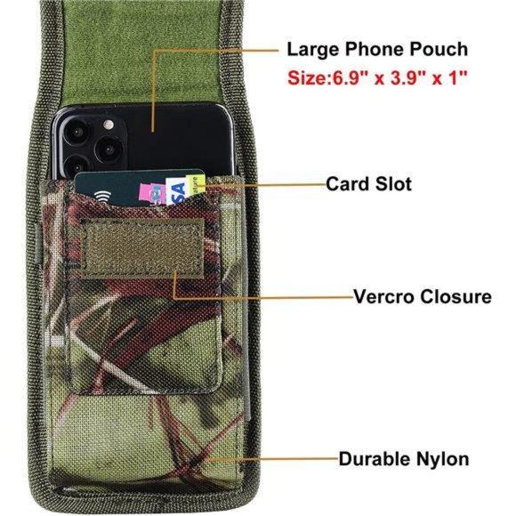 Cell Phone Holster for Samsung Galaxy S23 Ultra S23 S23 Plus Note 20, Nylon - Picture 6 of 7